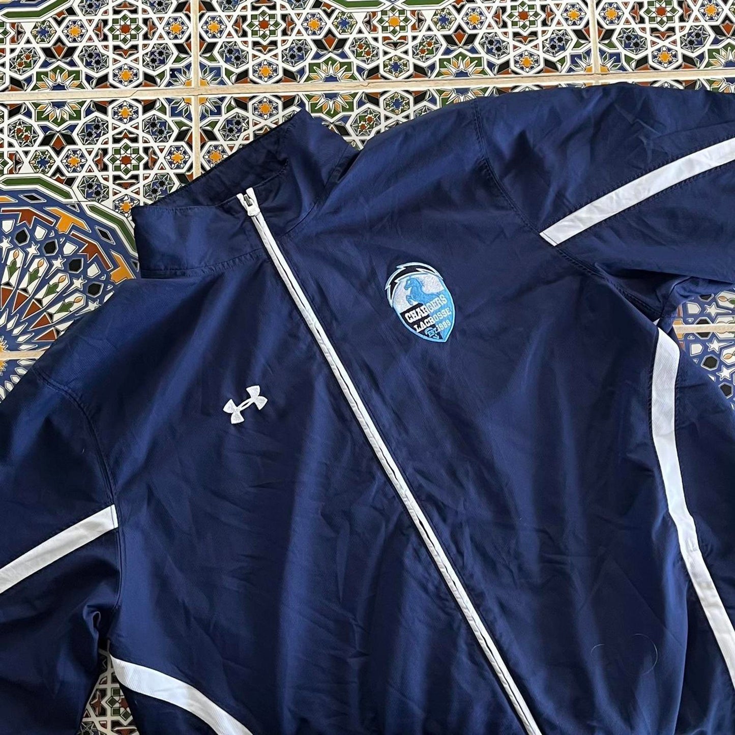 under armour chargers lacrosse jacket