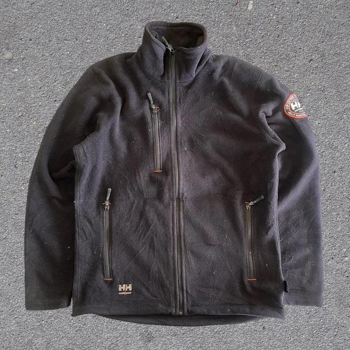 Helly Hansen workwear fleece sweater jacket