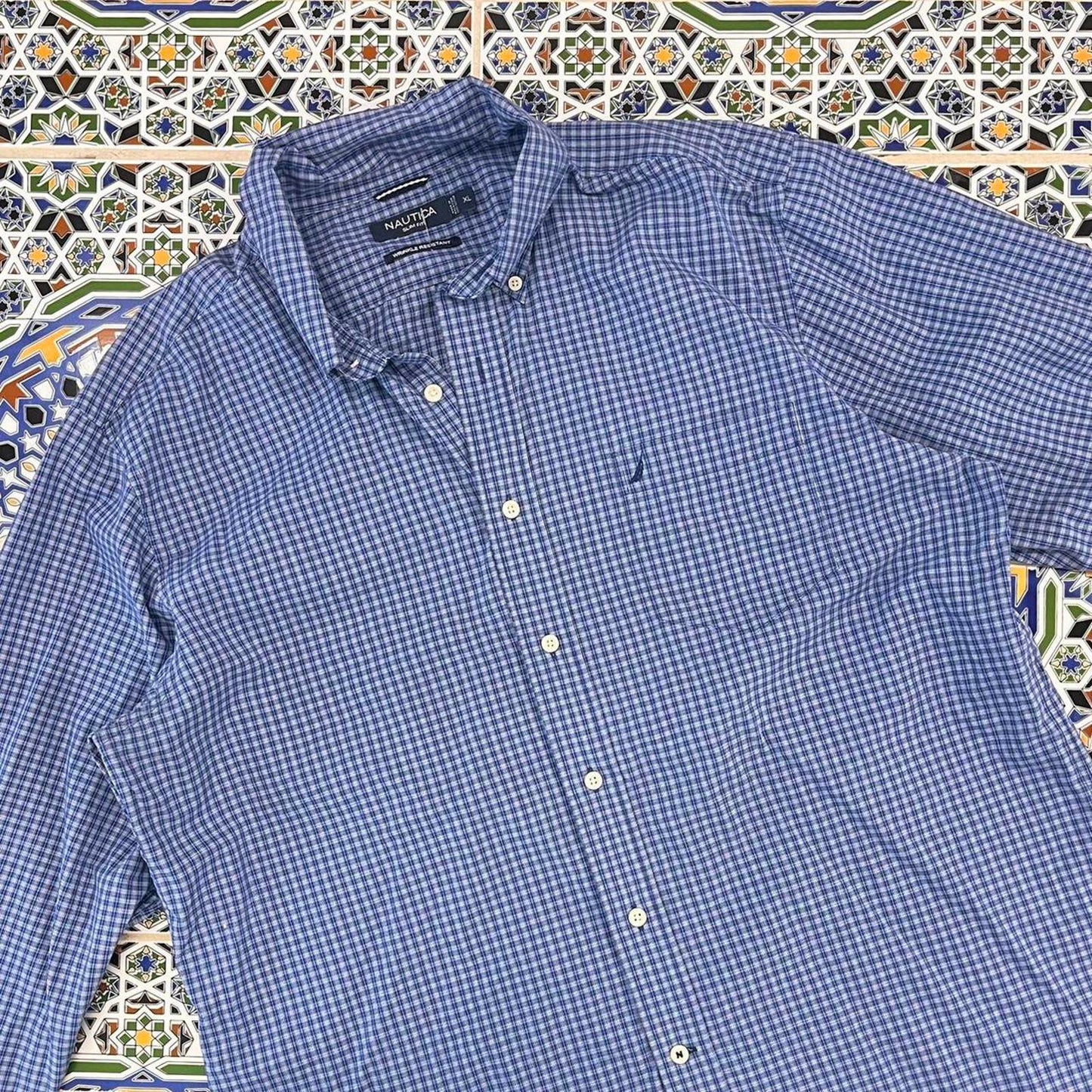 nautica button up shirt