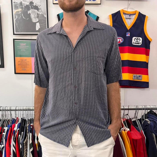 mancini short sleeved button up shirt
