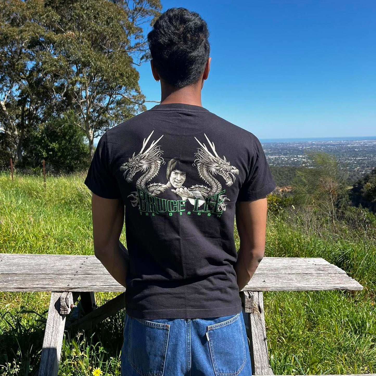 90s Bruce lee "the dragon" tee