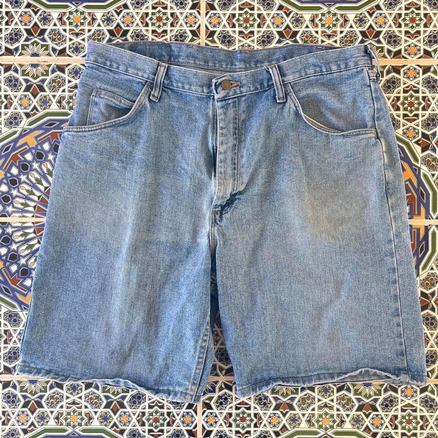 wrangler denim shorts