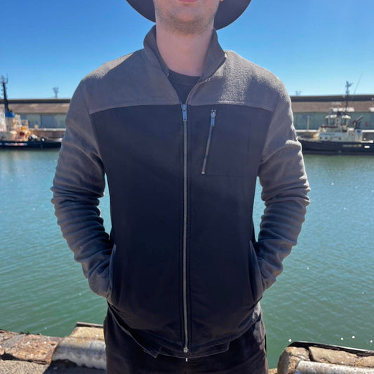 Calvin Klein fleece sweater jacket