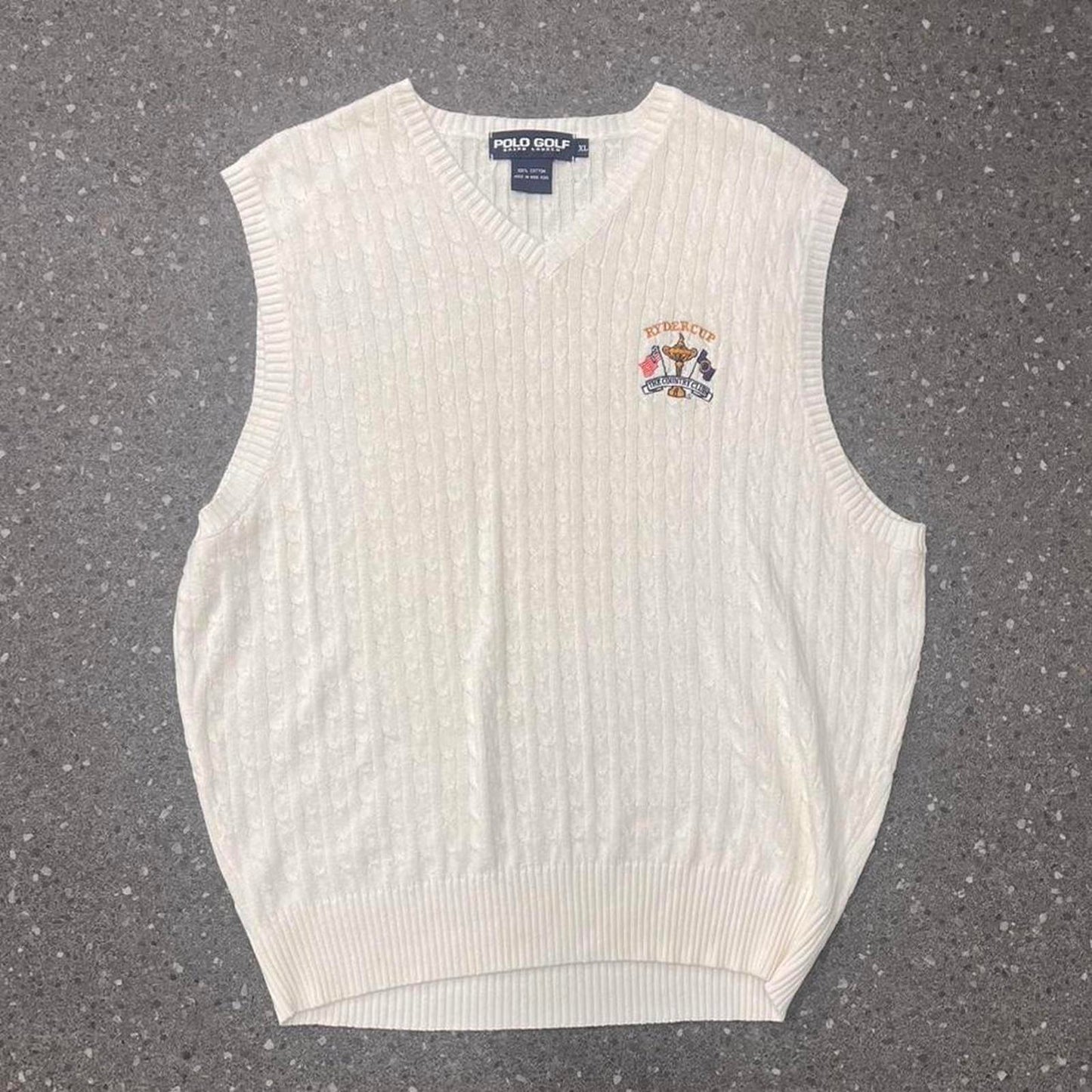1999 Ryder cup Ralph Lauren cardigan vest