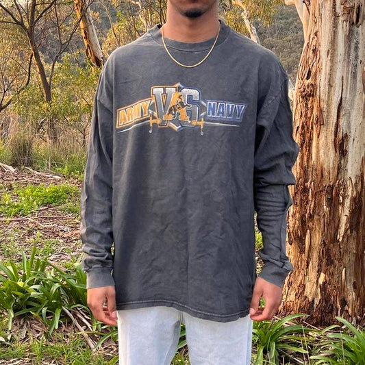 Army vs navy football match long sleeve tee