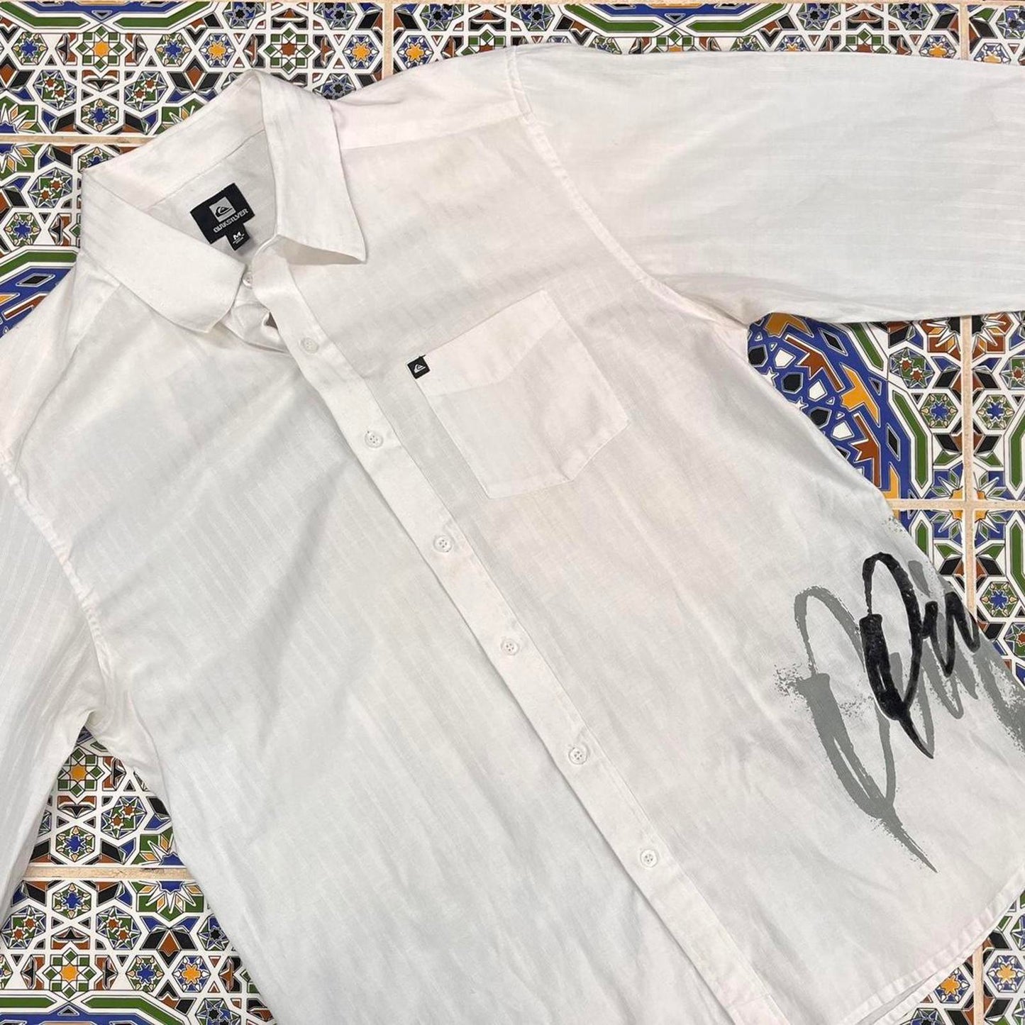 Quiksilver button up shirt