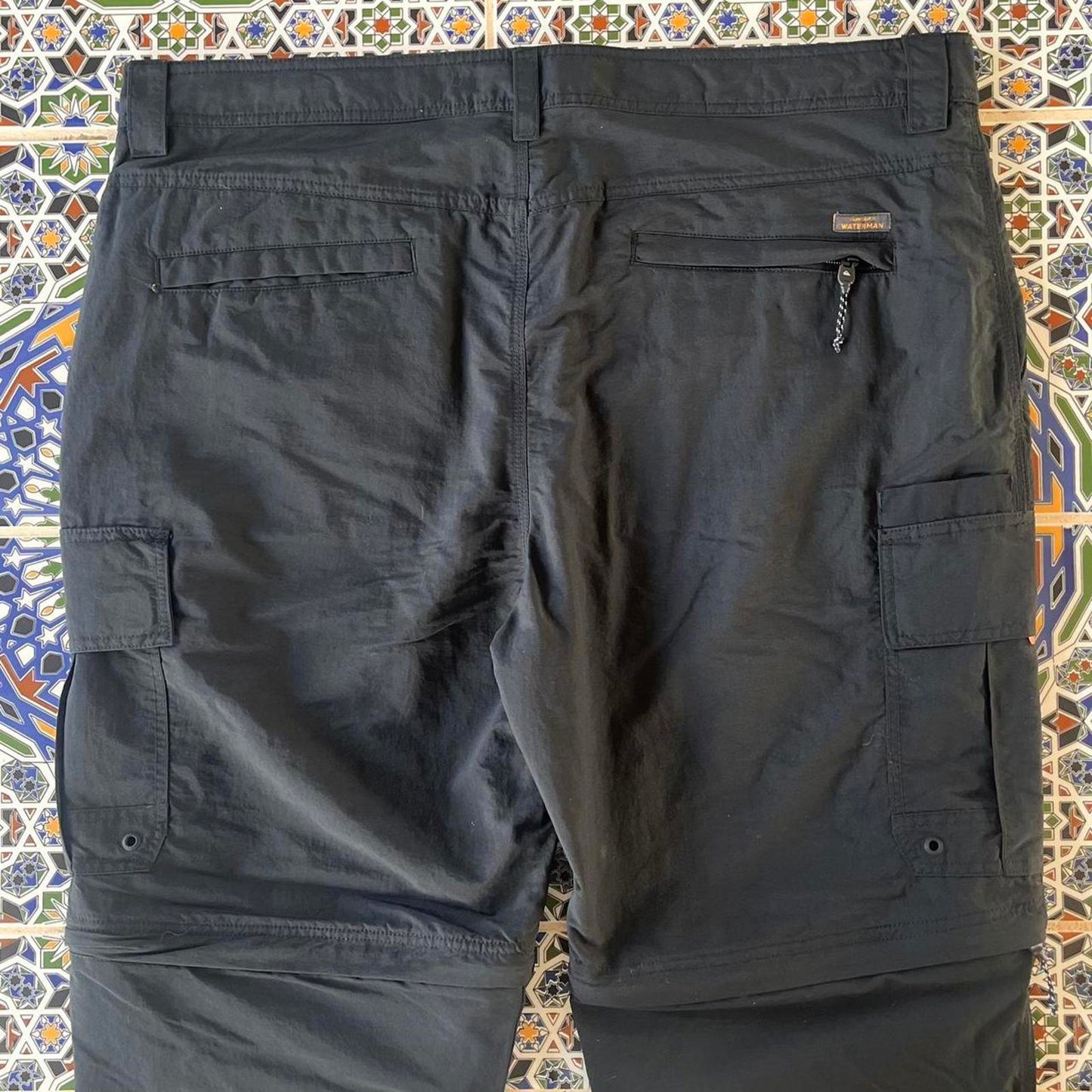 quiksilver waterman zip off hiking pants