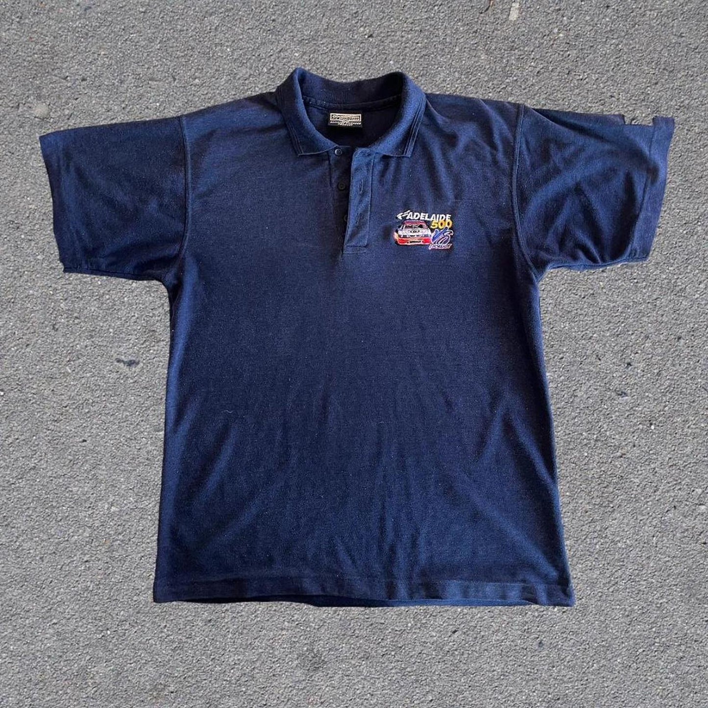vintage adelaide 500 v8 super cars polo shirt