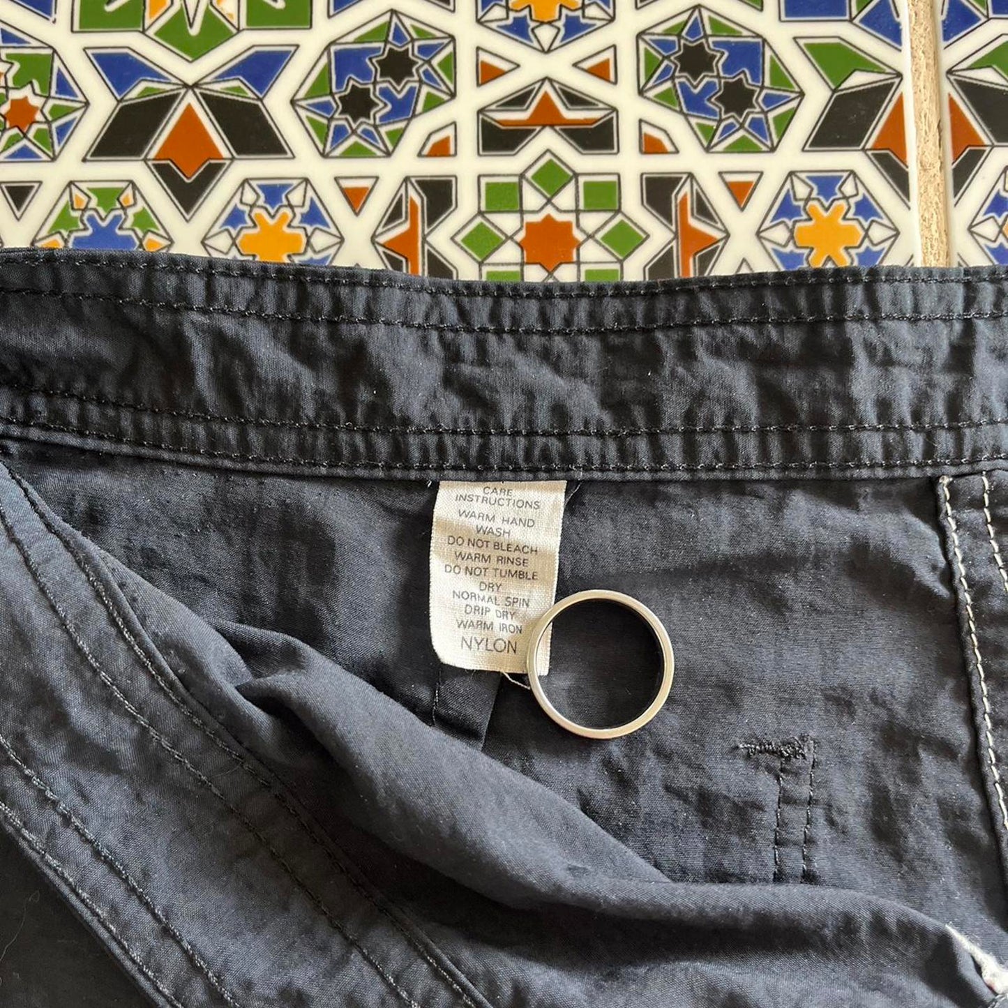 vintage piping hot board shorts