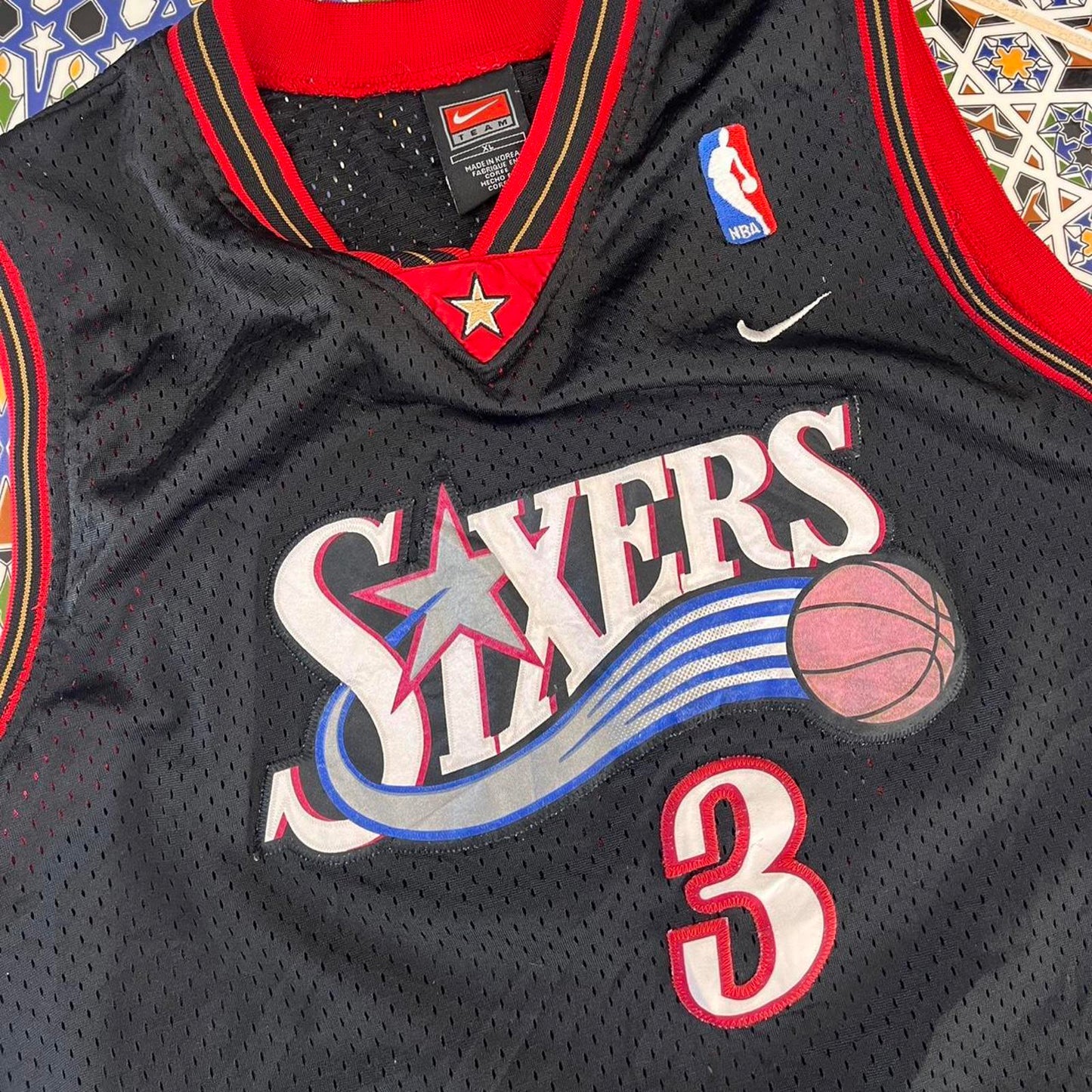 nike allan iverson philadelphia 76ers jersey