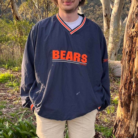 Chicago bears windbreaker sweatshirt