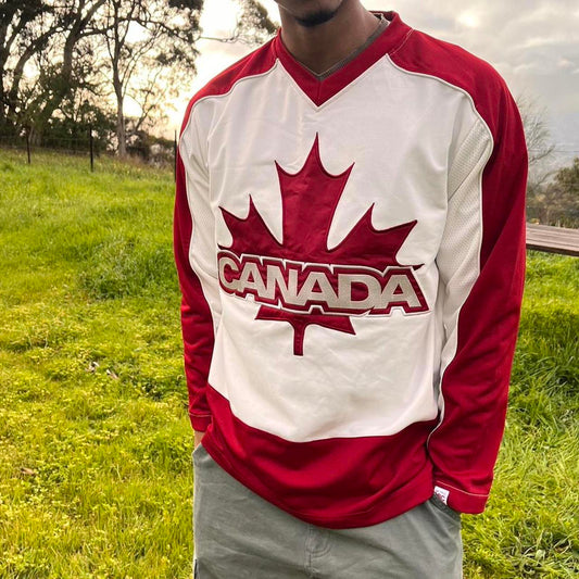 2006 Torino Turin, Italian Winter Olympics Canada ice hockey jersey