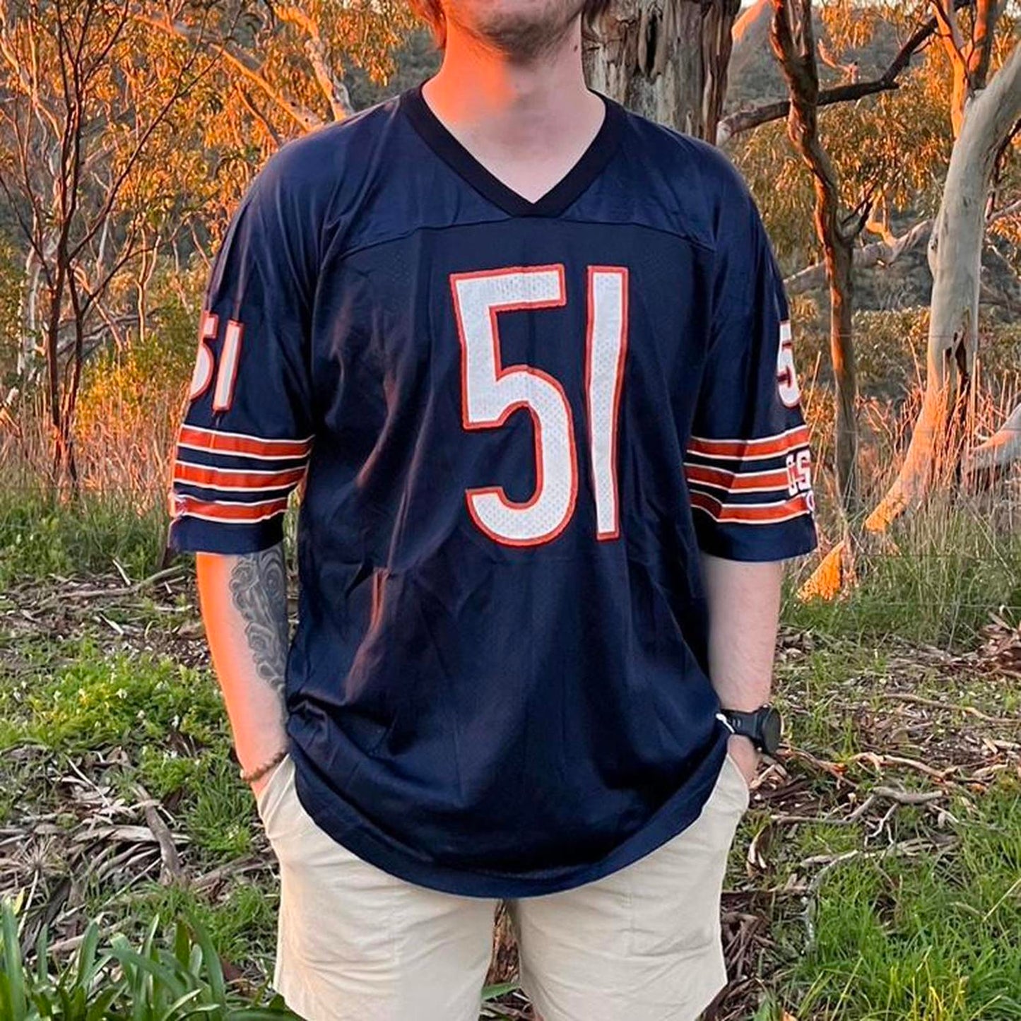 Champion Chicago bears football jersey