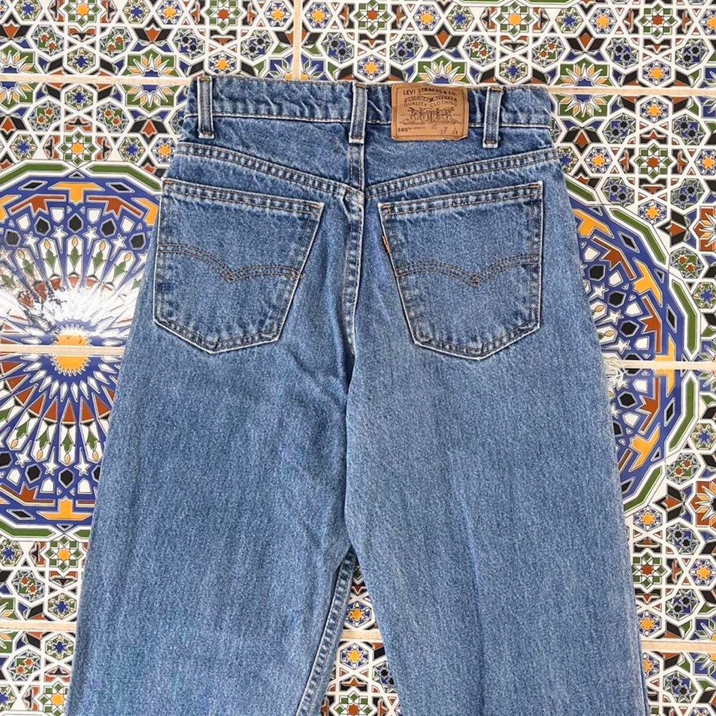 Women’s up-cycled denim jeans