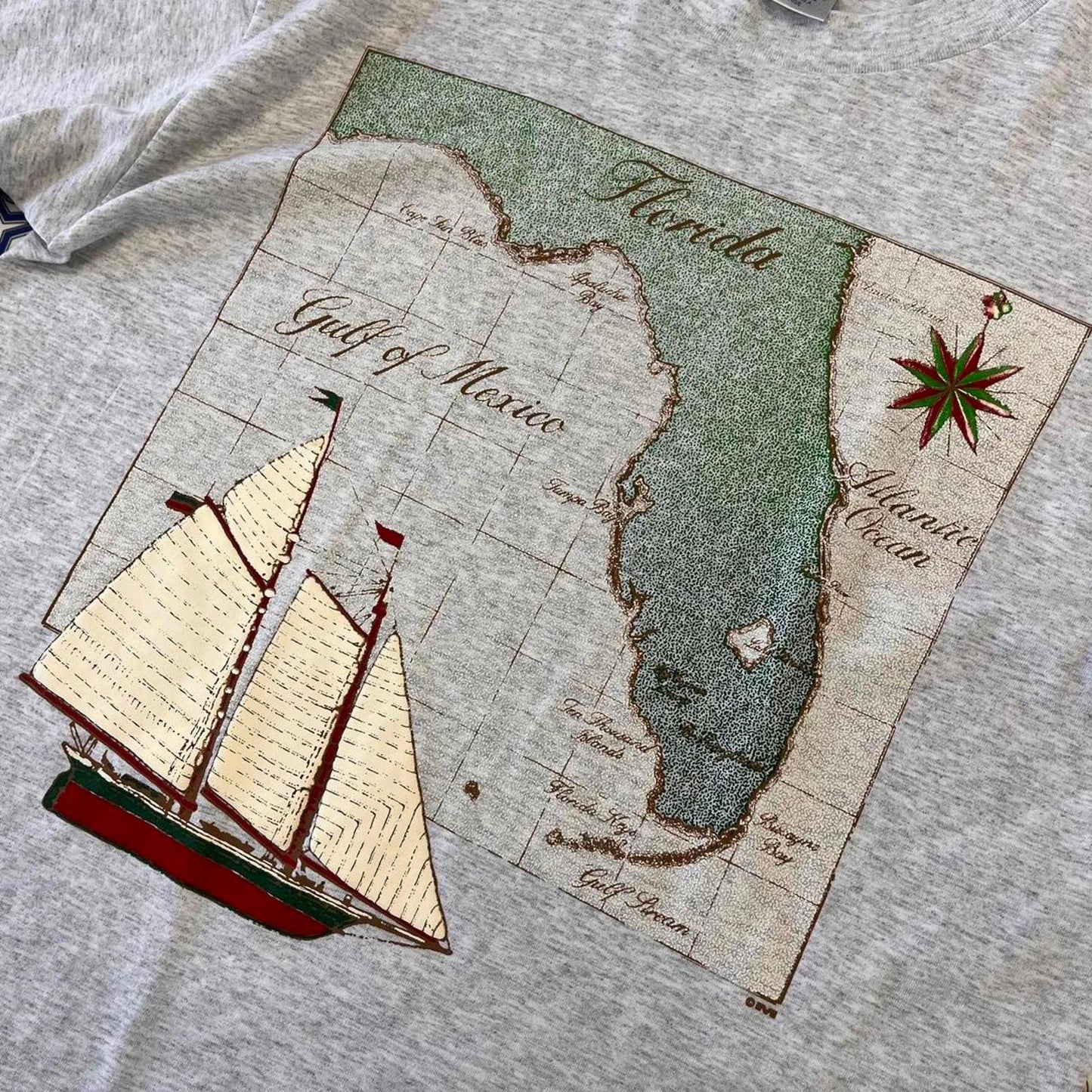 vintage golf of Mexico, Florida tourist tee