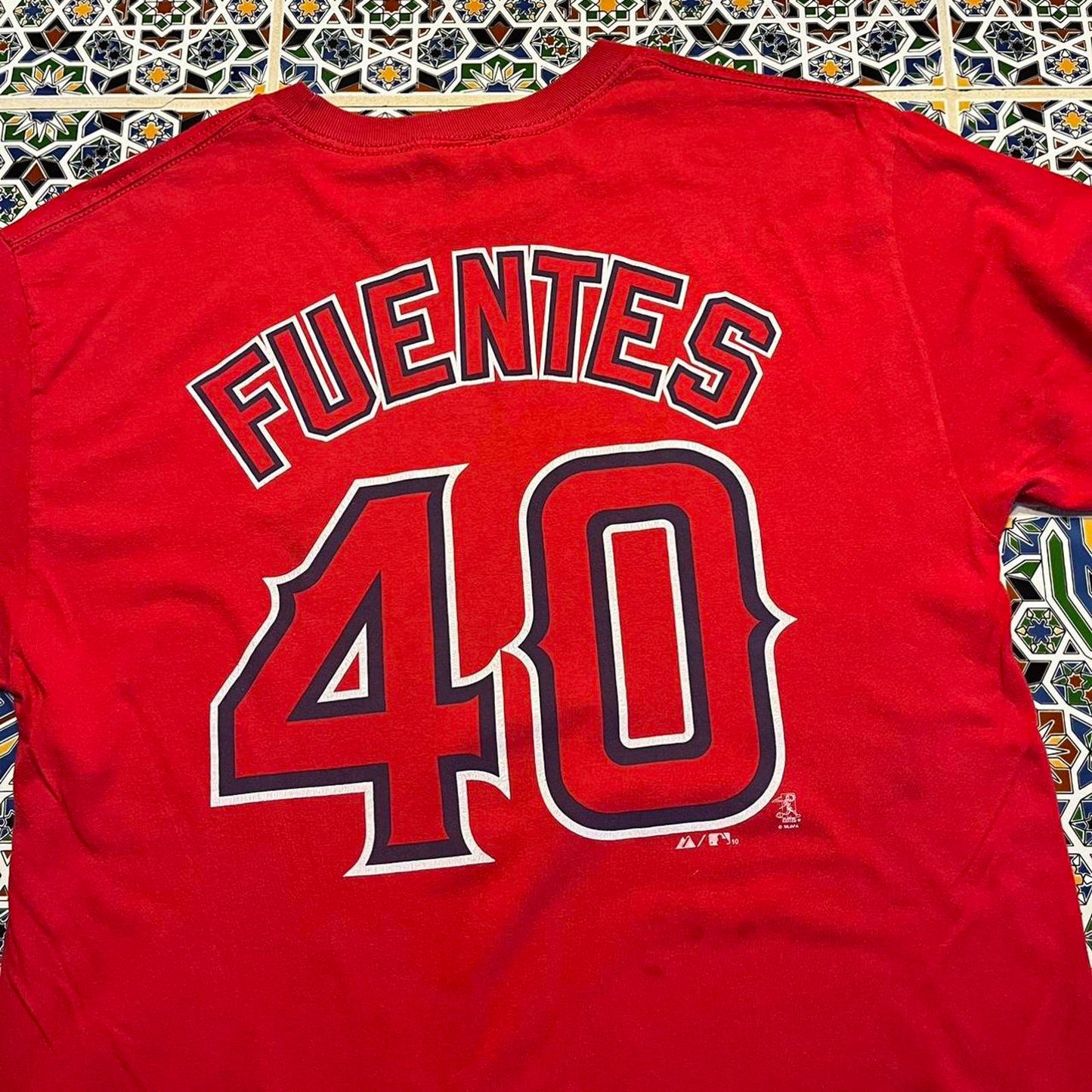 Majestic LA angels Fuentes tee