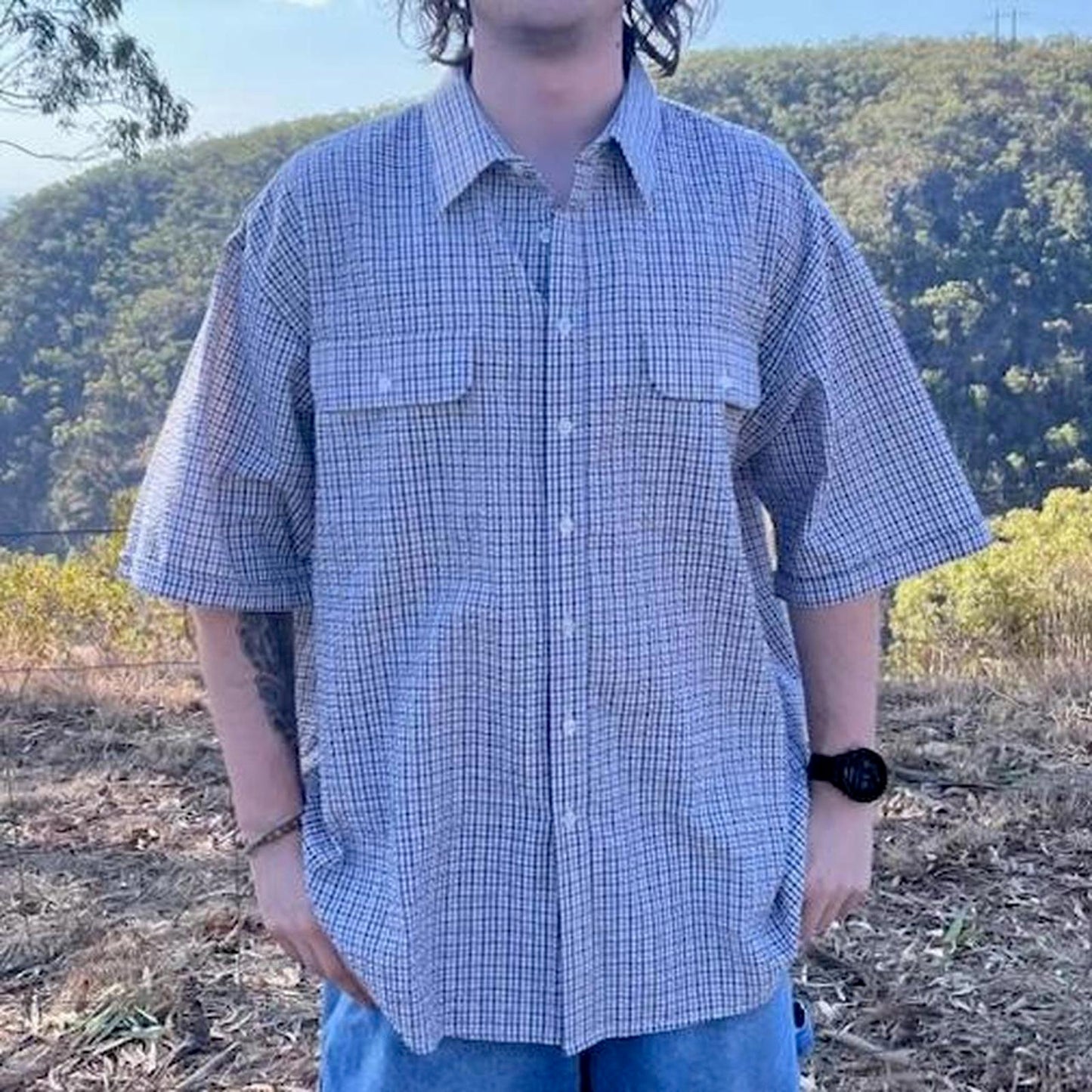 bisley short sleeved button up shirt