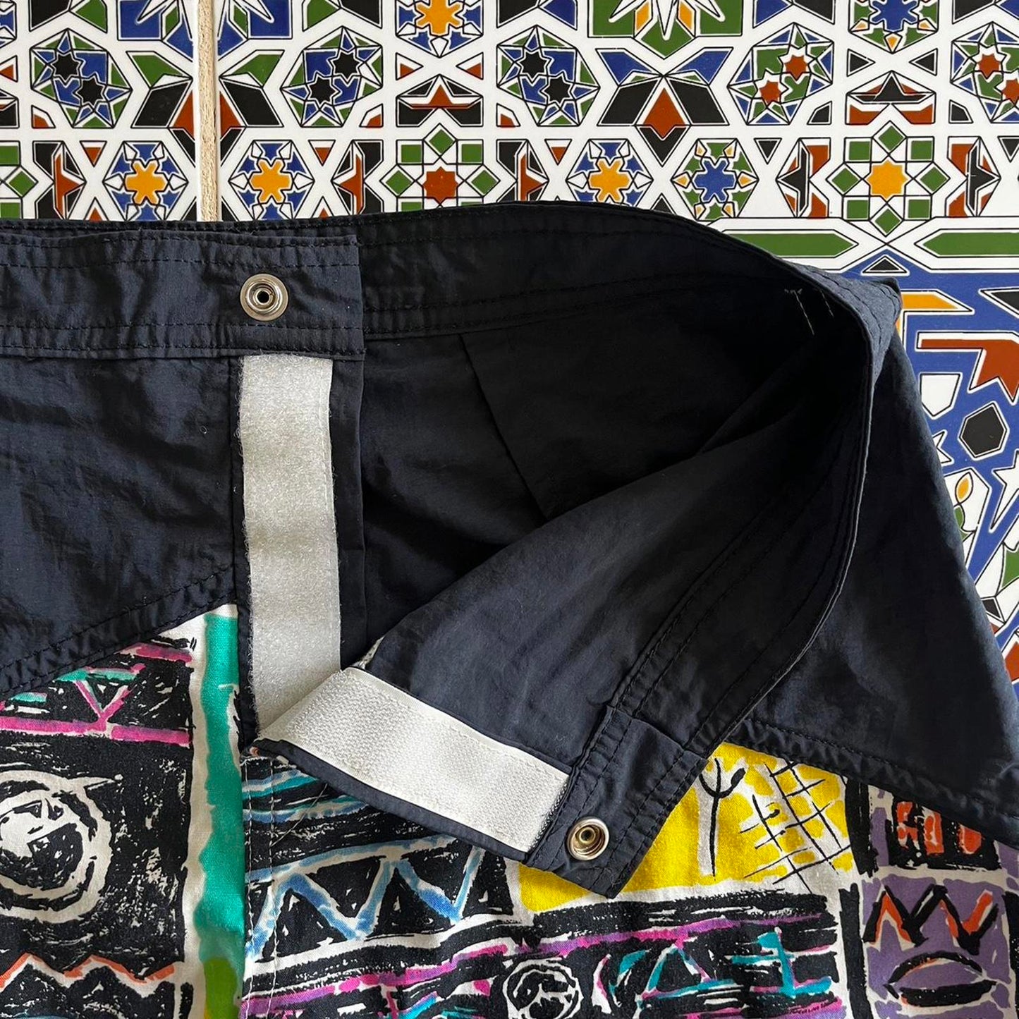 vintage piping hot board shorts