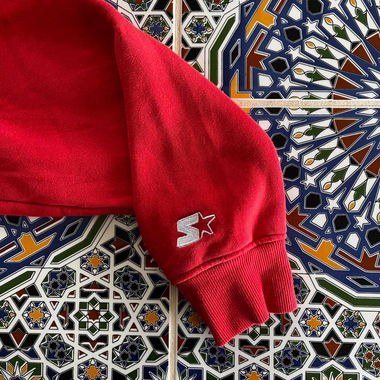 University of Wisconsin Starter ¼ zip-up  sweatshirt