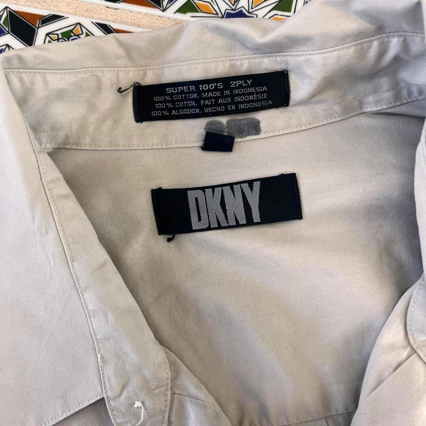 DKNY button up shirt