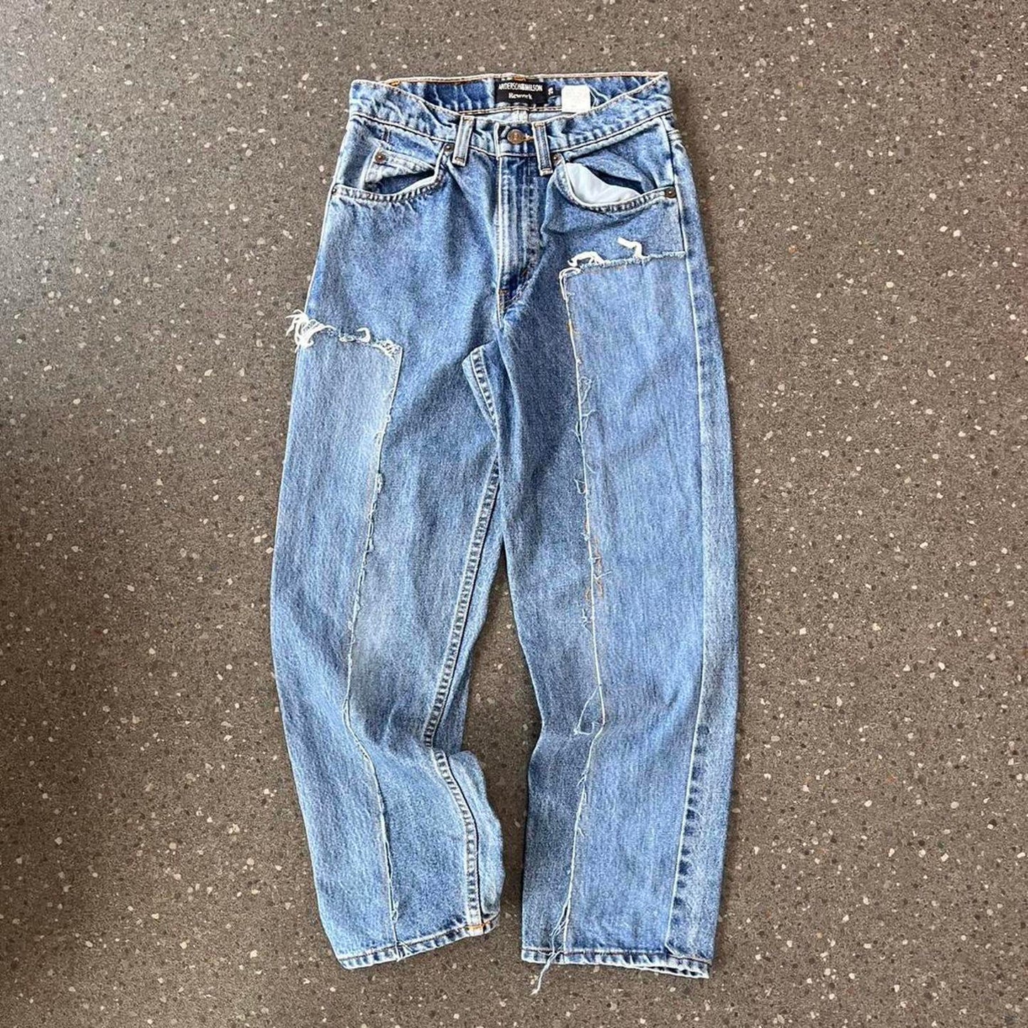 Women’s up-cycled denim jeans