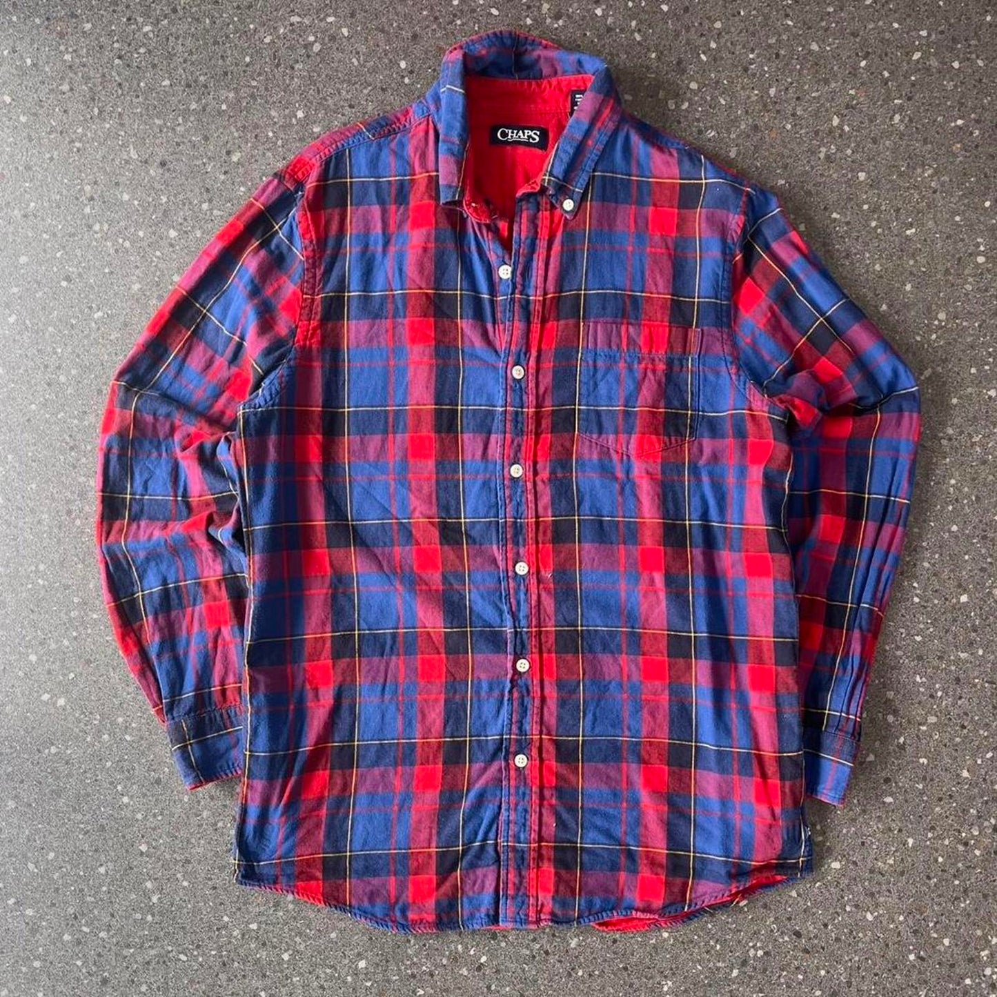 chaps button up shirt
