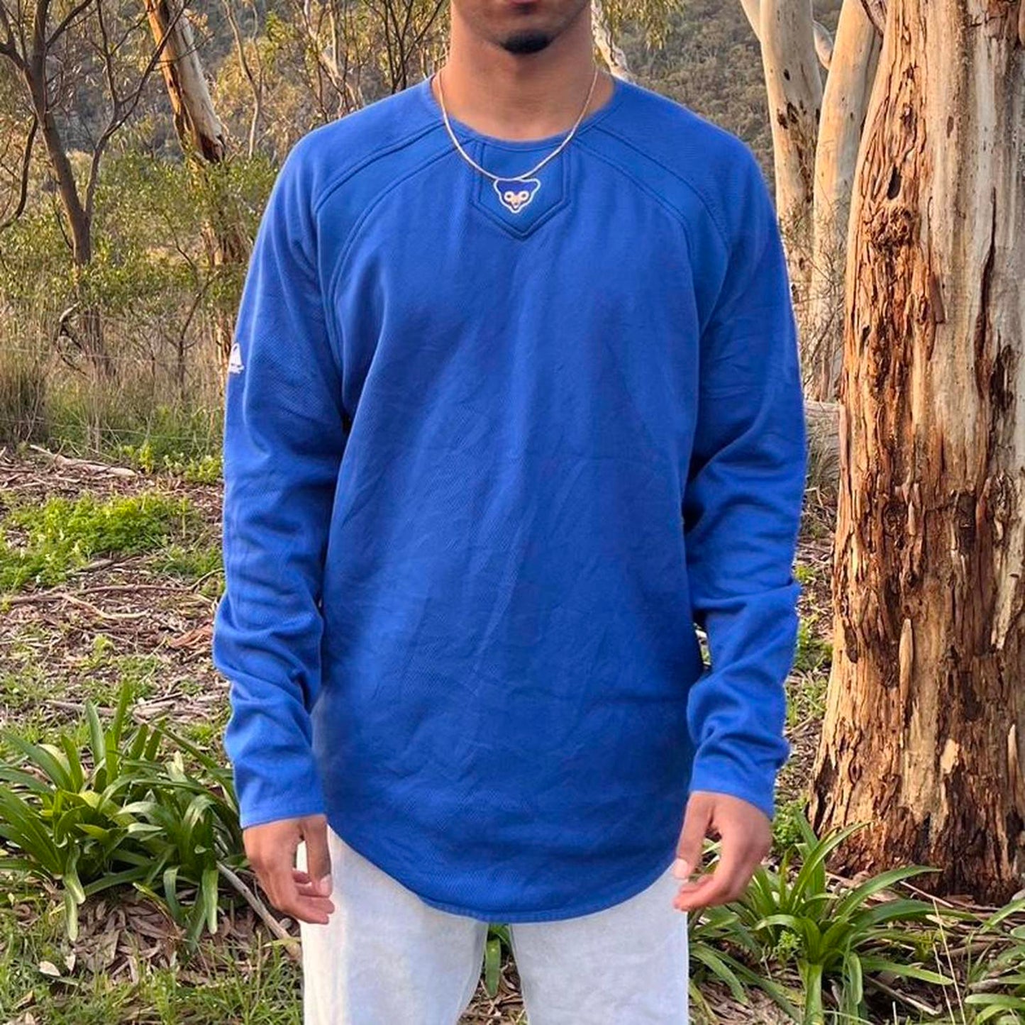 majestic chicago cubs sweatshirt jersey