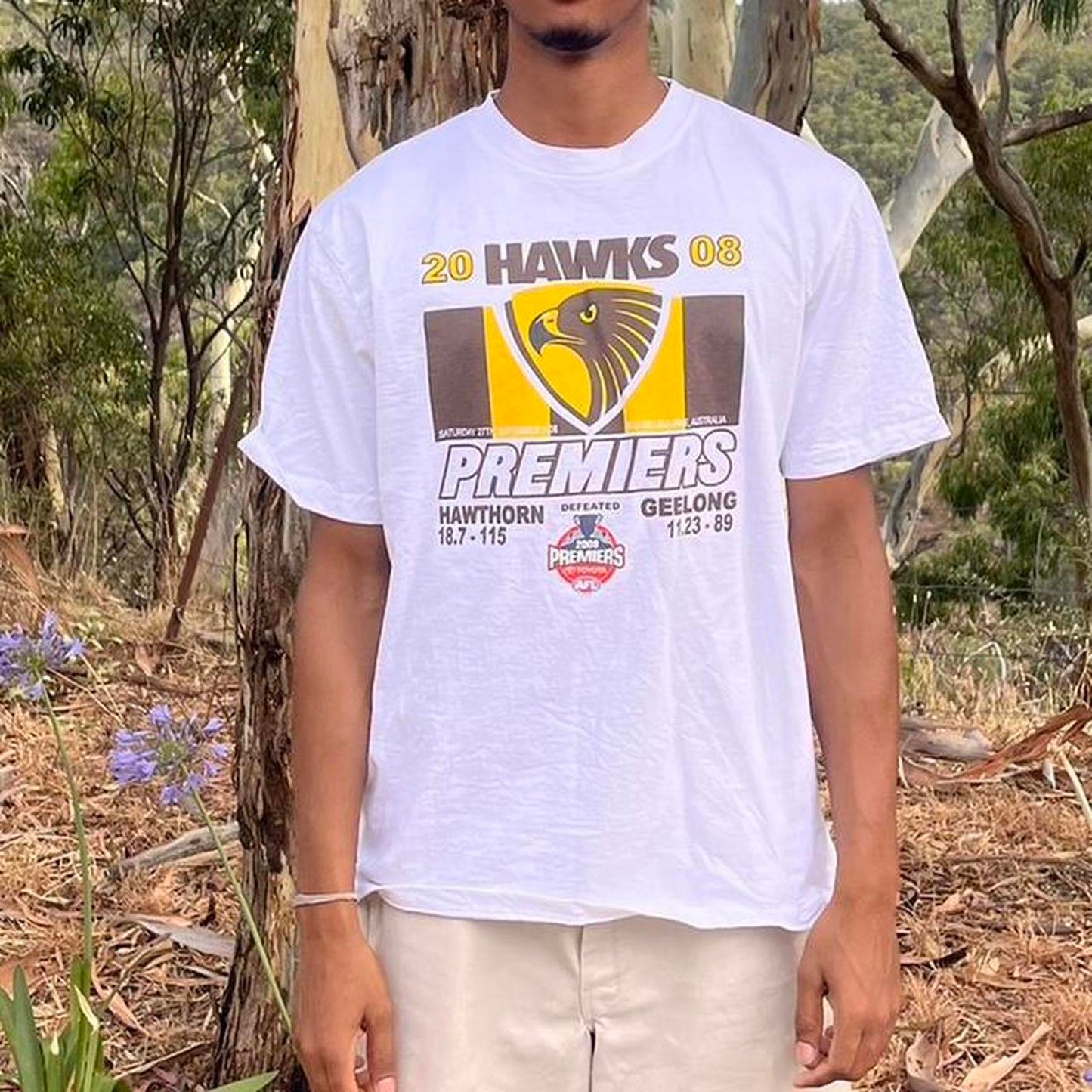 2008 hawthorn premiership tshirt