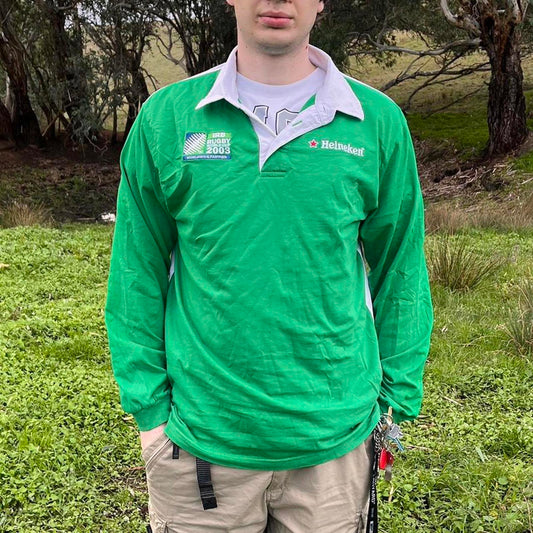 2003 heineken rugby world cup rugby jumper polo