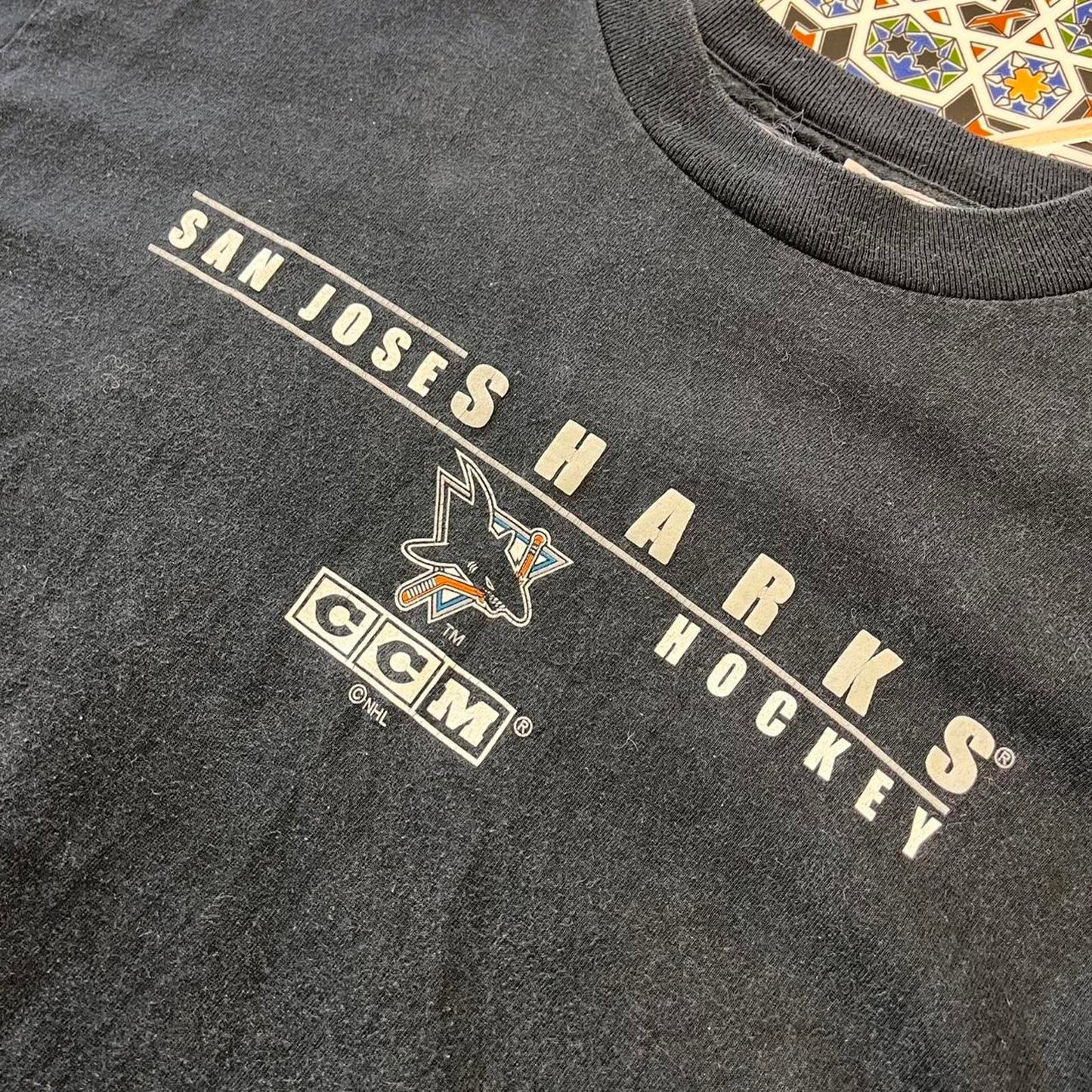 San Jose sharks long sleeve tee