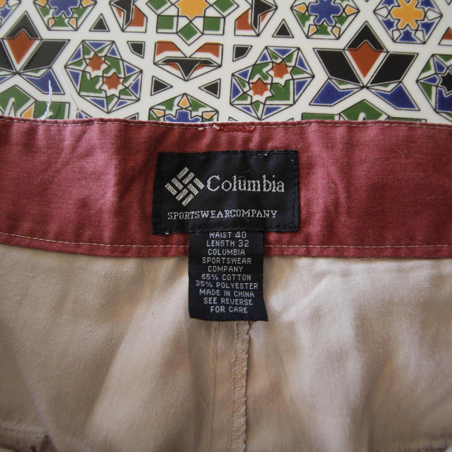 Columbia sportswear cargo shorts.