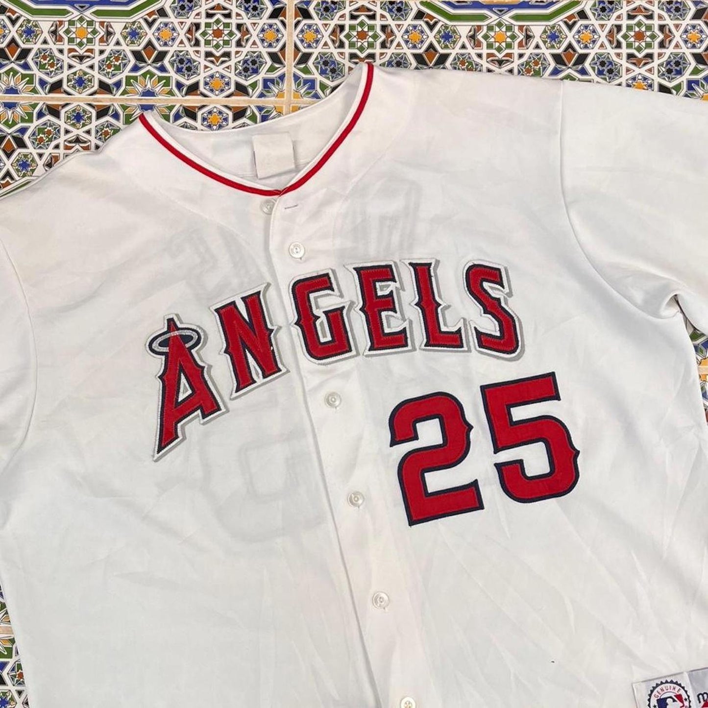 Los Angeles angels majestic baseball jersey