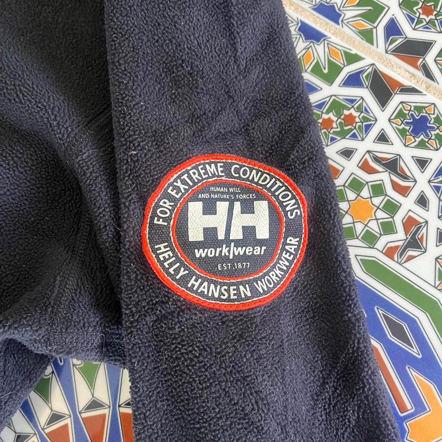 Helly Hansen workwear fleece sweater jacket