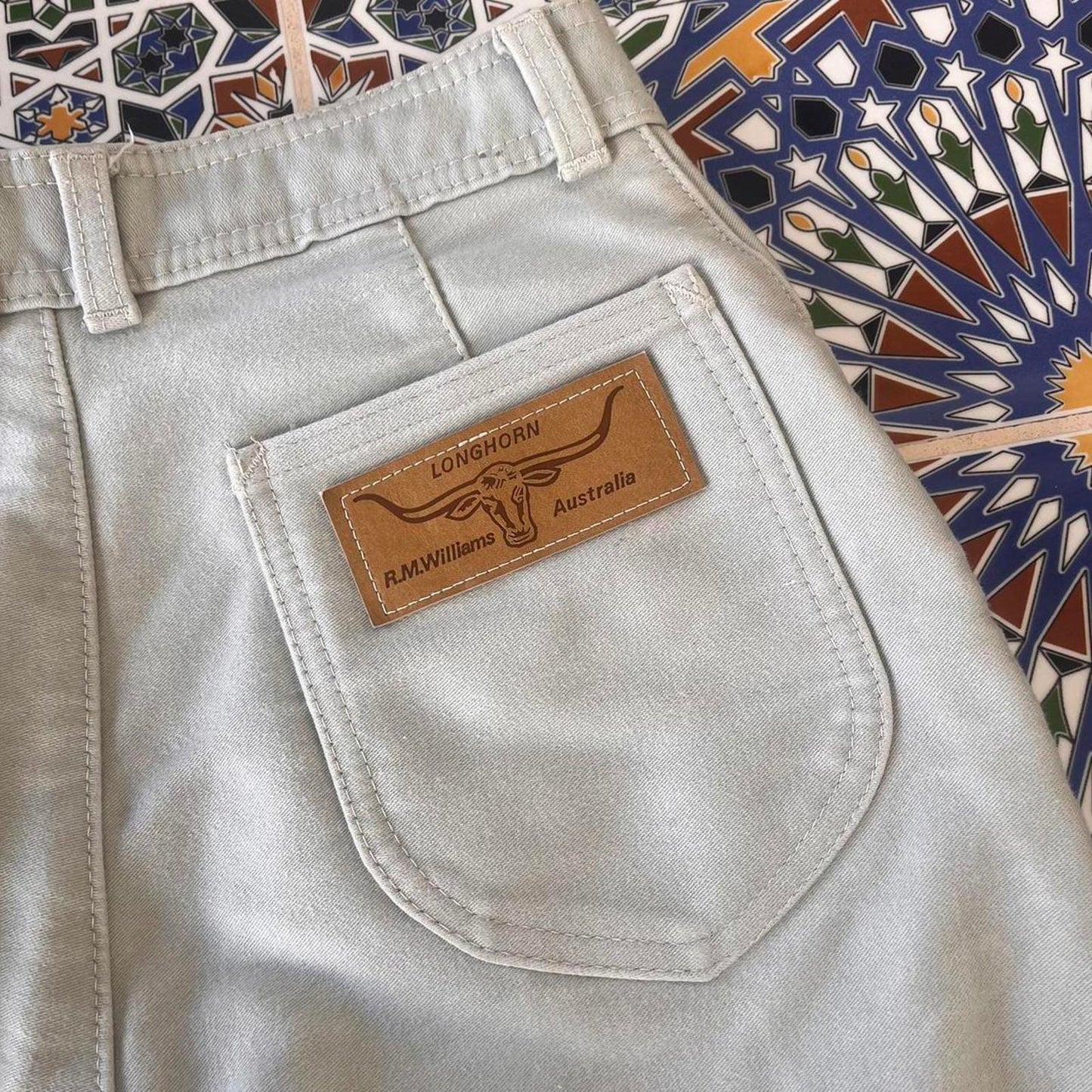 vintage RM Williams long horn pants