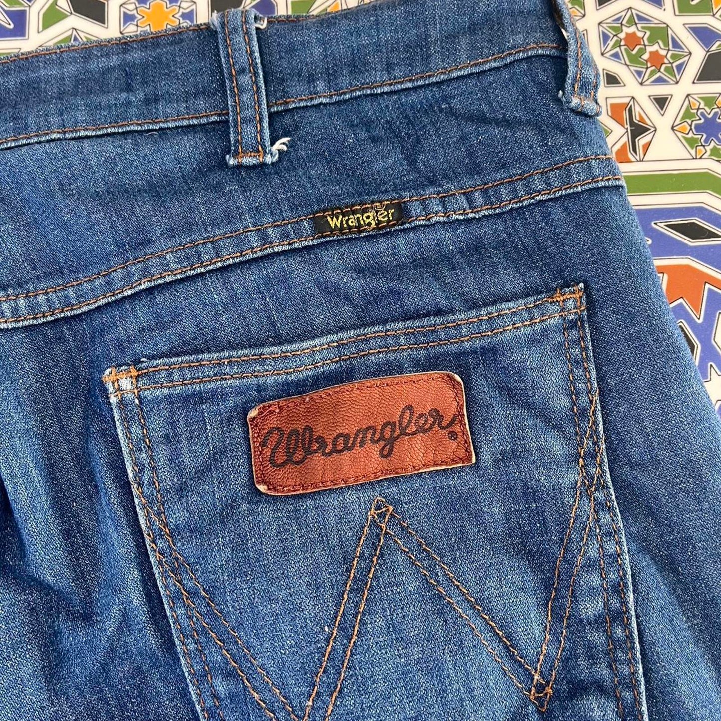 wrangler stranglers denim jeans