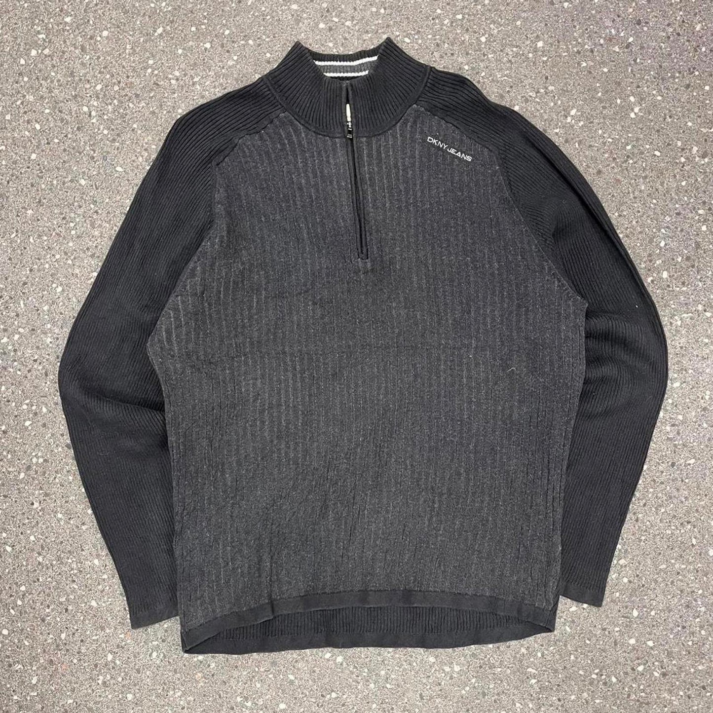 DKNY Jeans cardigan quater zip jumper