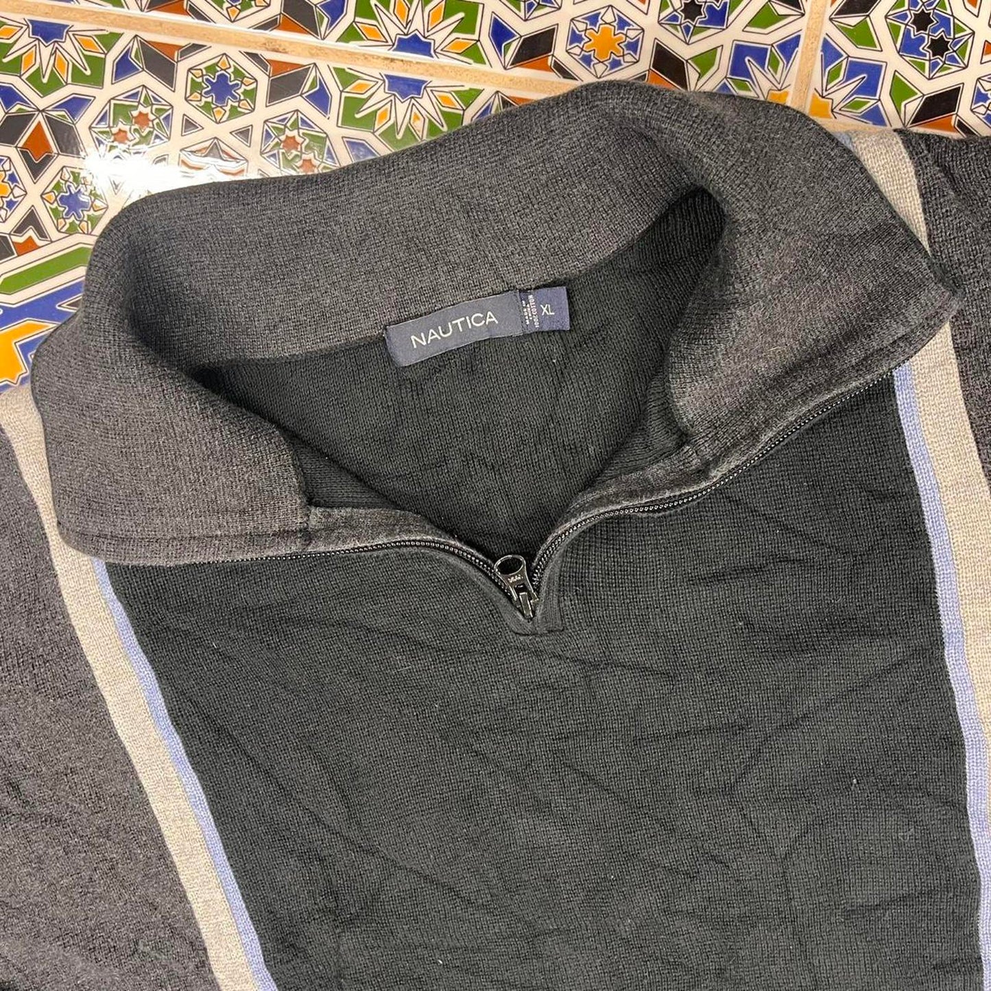 nautica quarter zip jumper