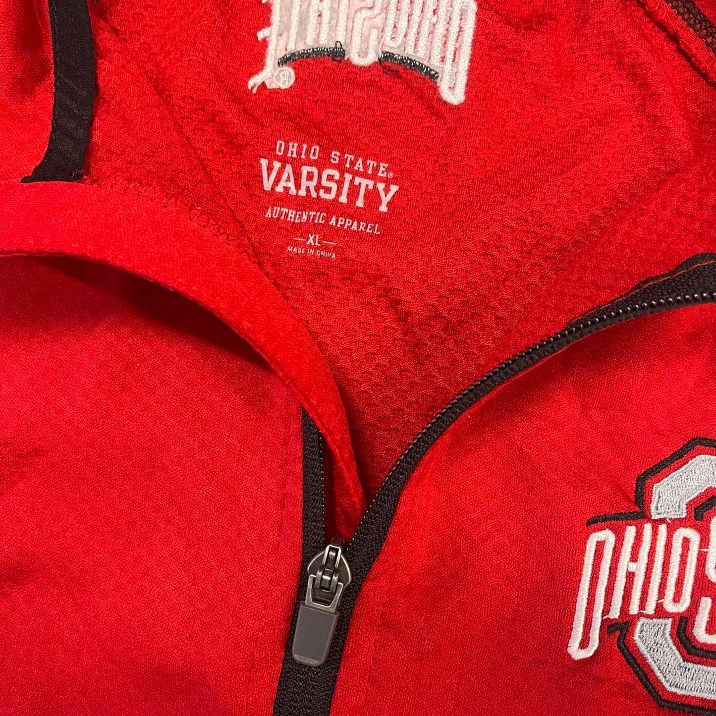 ohio state quarter zip jumper