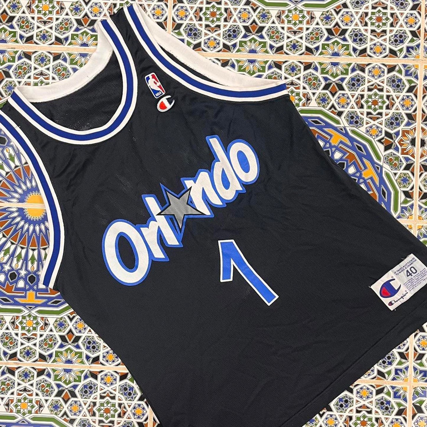 Vintage champion Orlando magic Penny Hardaway jersey