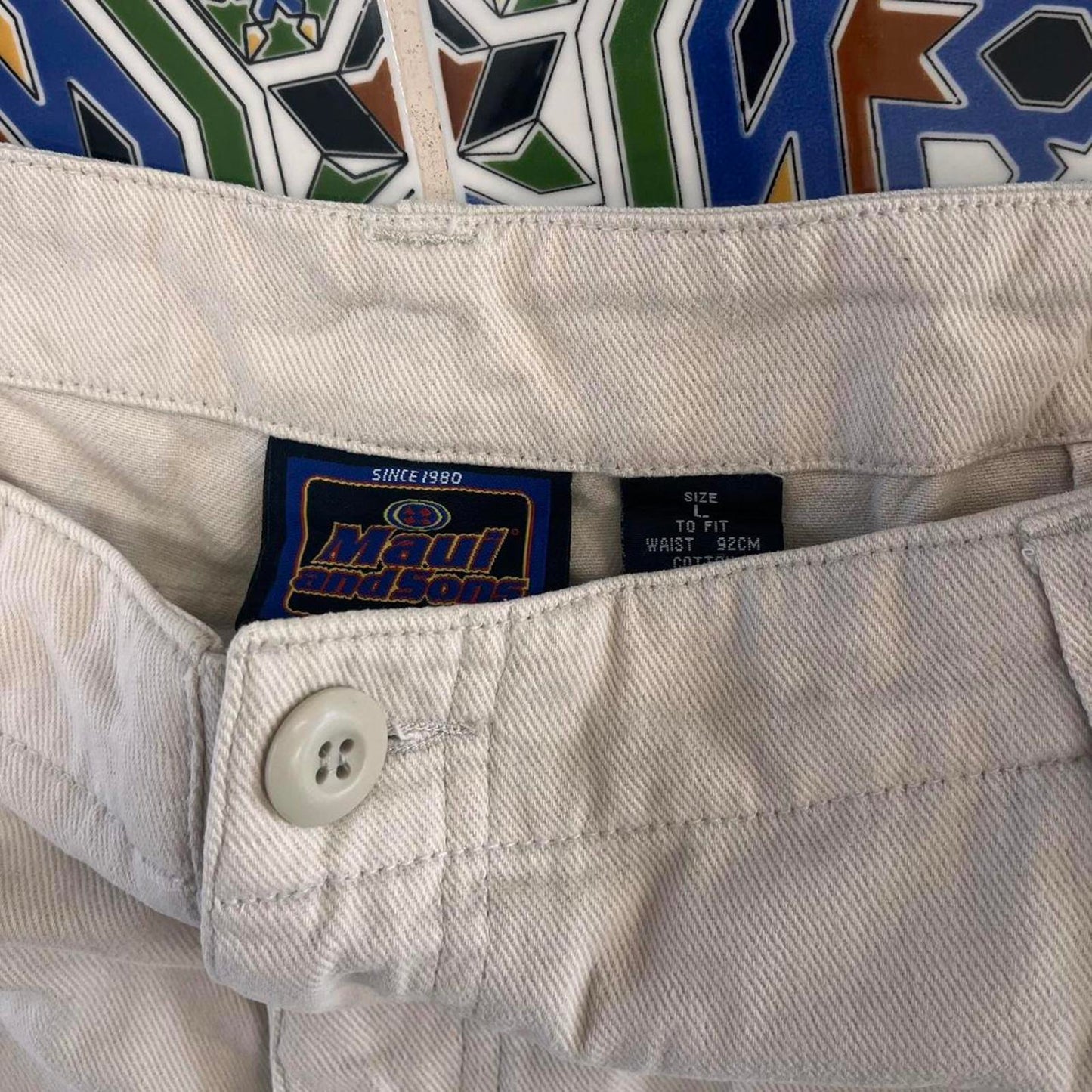 maui and sons vintage cargo shorts
