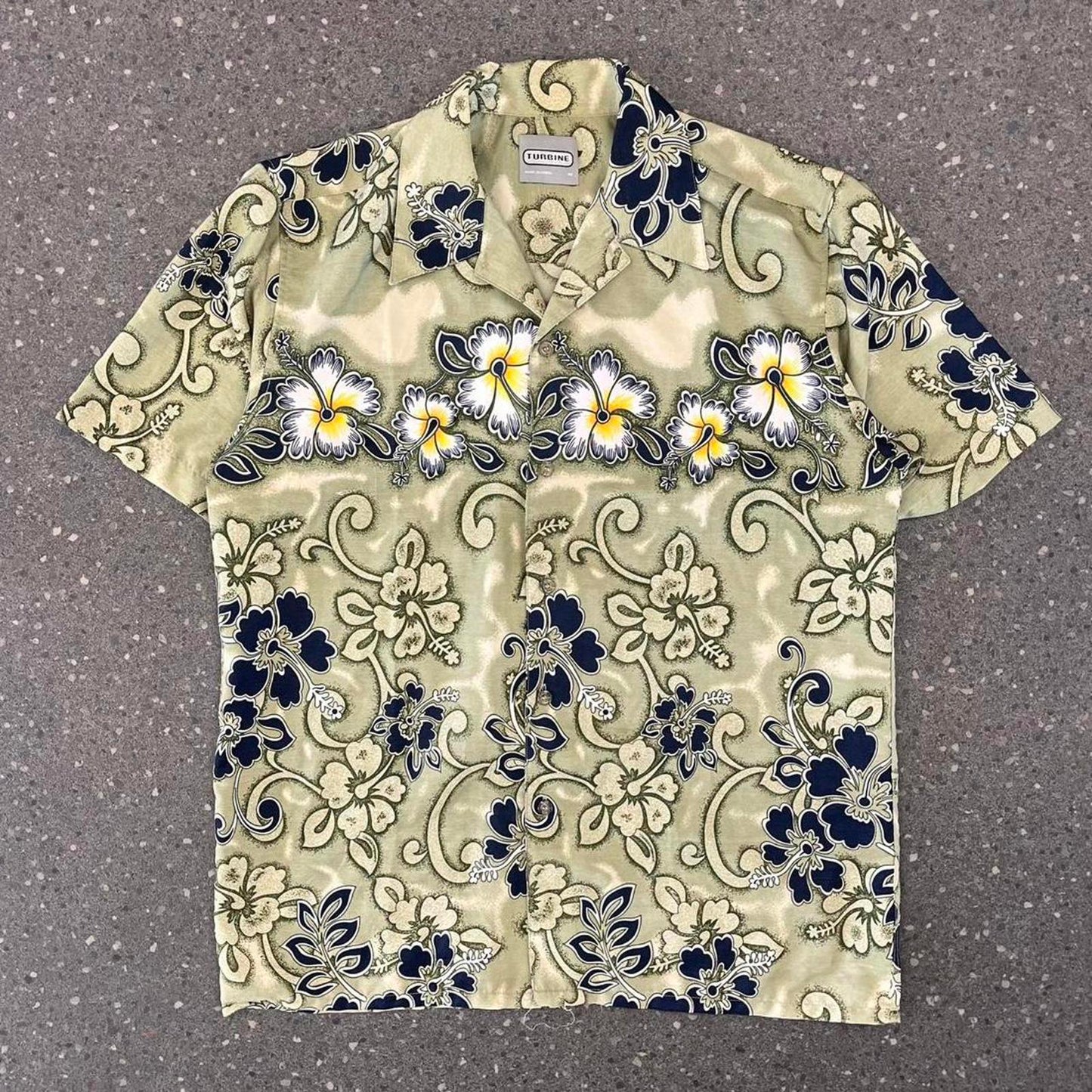 turbine short sleeved button up shirt
