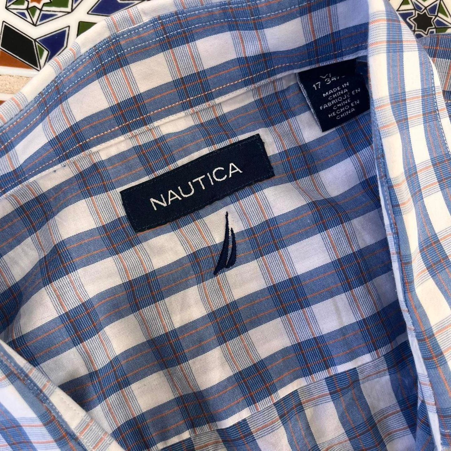 nautica button up shirt