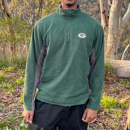 Green Bay packers 1/4 zip fleece jumper
