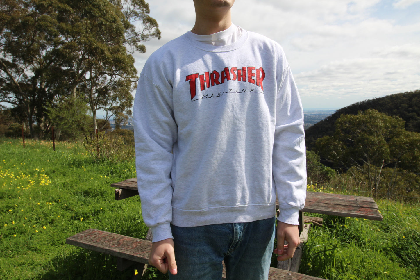 L Thrasher magazine sweatshirt