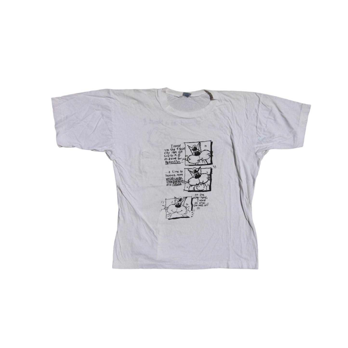 L Cat Comic tee