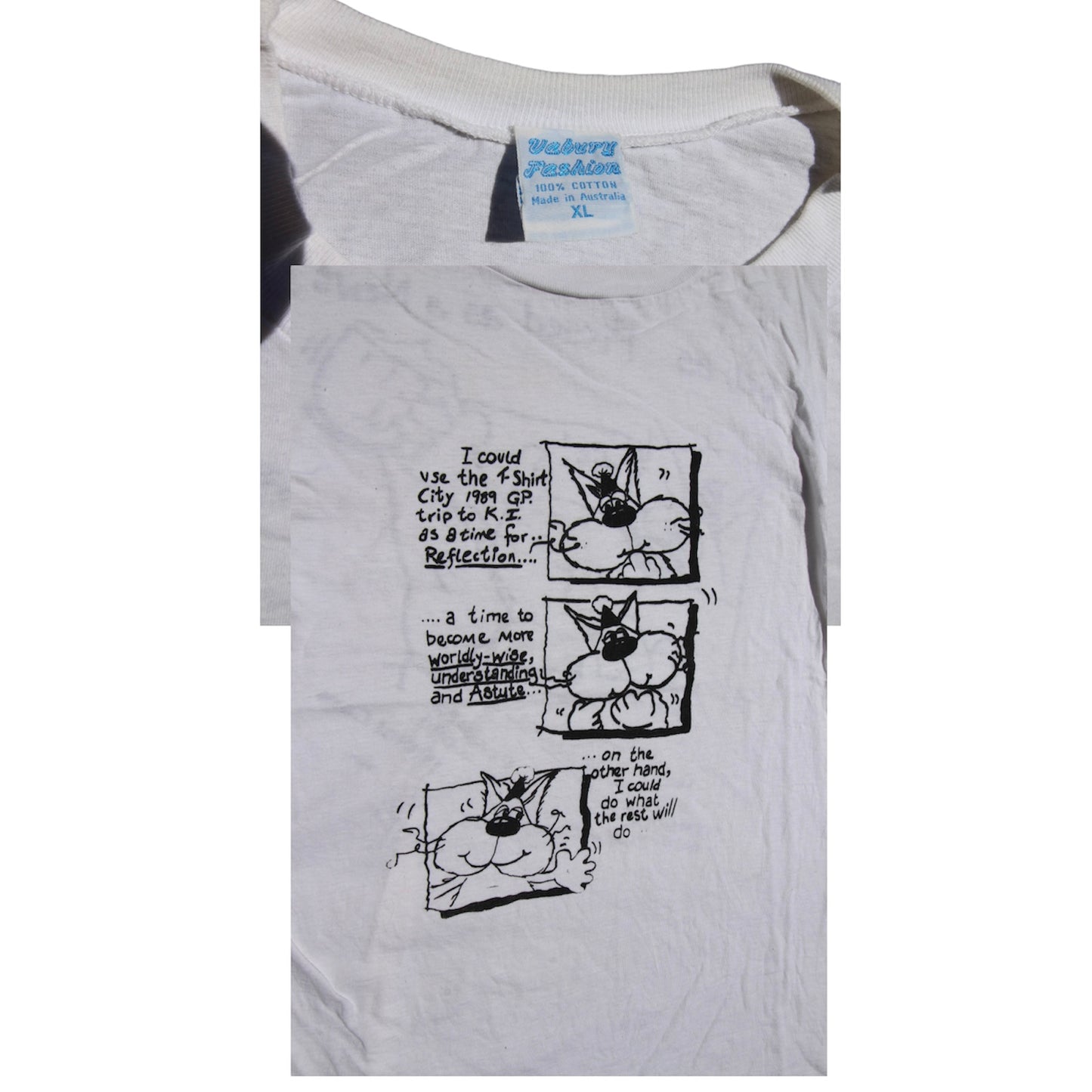 L Cat Comic tee