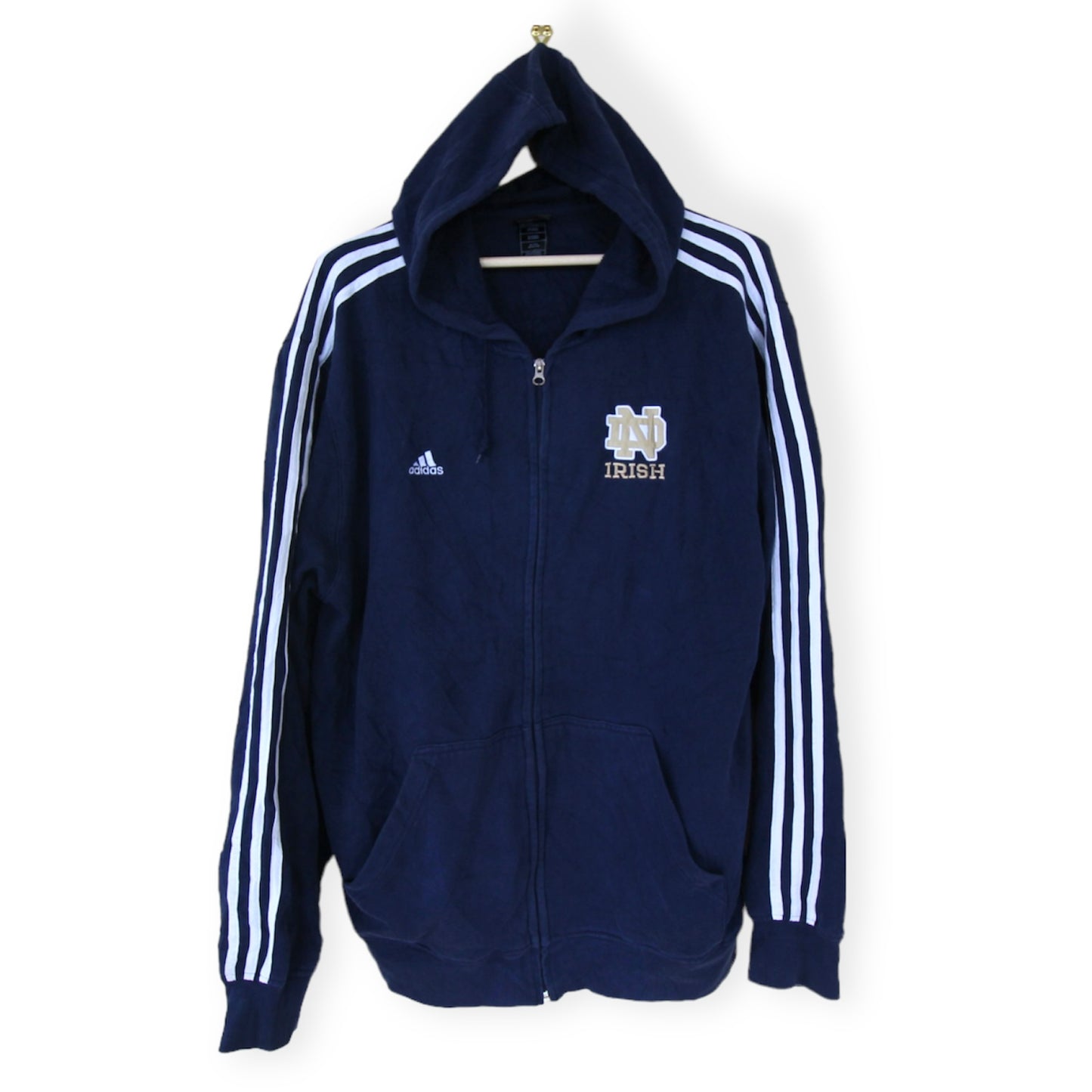 L Notre Dame Adidas Hoodie